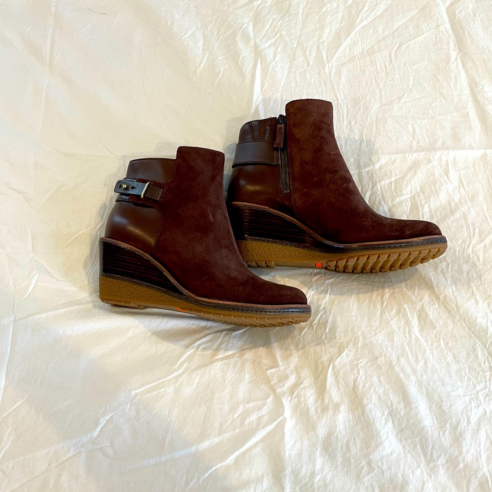 Brown Cole Haan ankle booties!